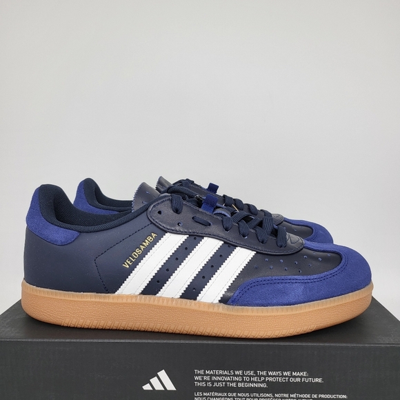 New adidas Velosamba Leather Men's Cycling Shoes Size 13 - Picture 3 of 8